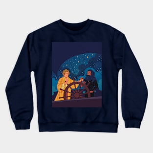 Captains Stede Bonnet and Edward Teach Crewneck Sweatshirt